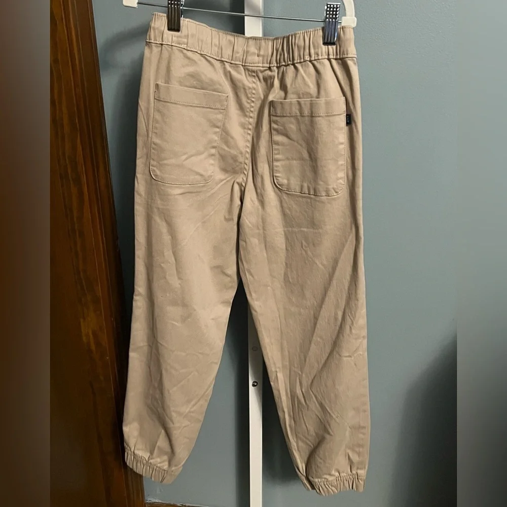 GAP Kids Khaki Stretch Twill Joggers NWT Medium 8